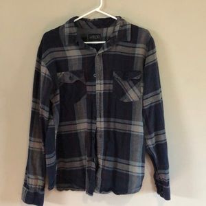 Blue, Plaid Flannel